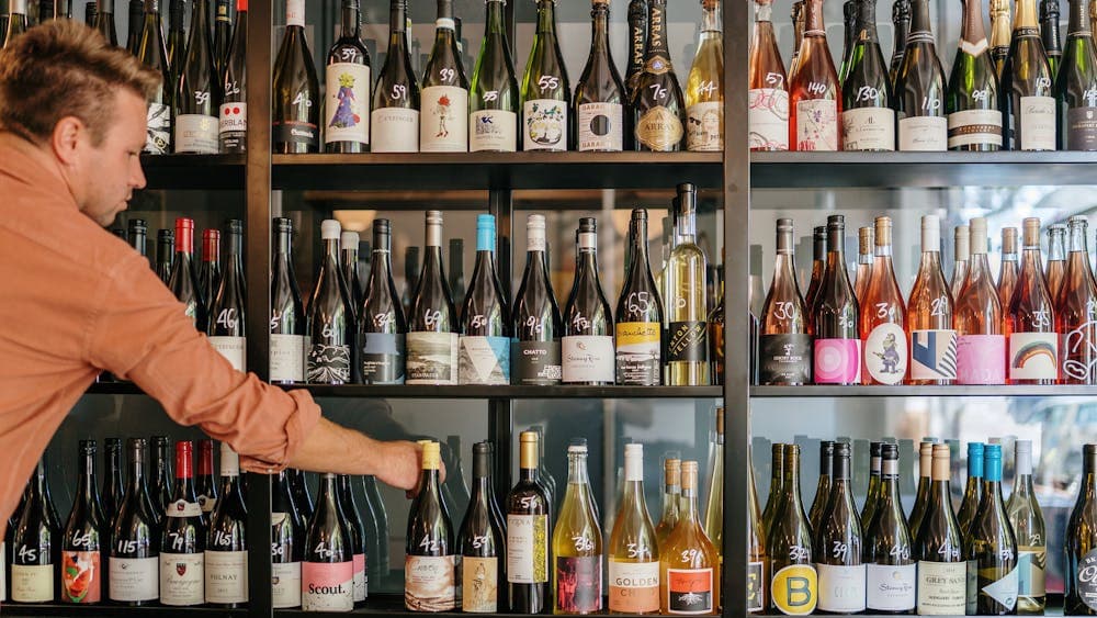 Wine cabinet at Havilah