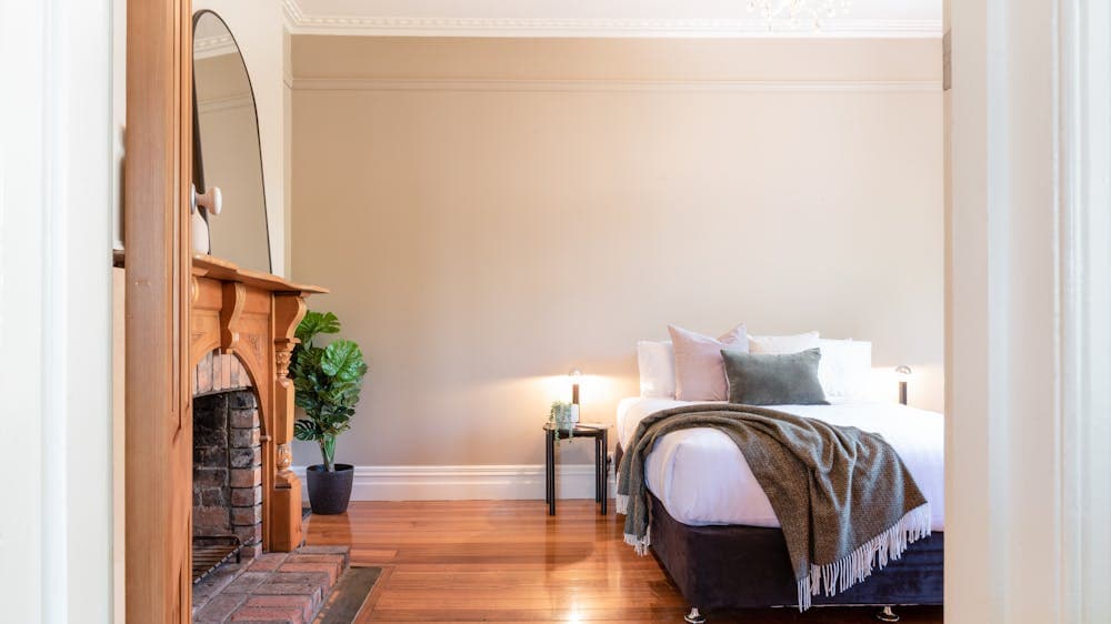 Living area with comfortable seating at Gorgeous on Galvin holiday home