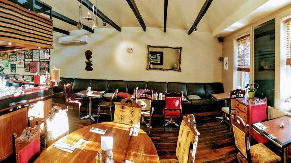 A cosy intimate space with a vintage eclectic vibe, feels more like visiting family than a cafe