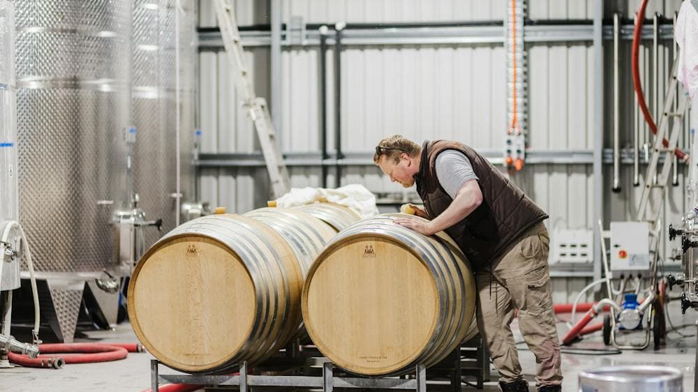 Alex Russell in Winery