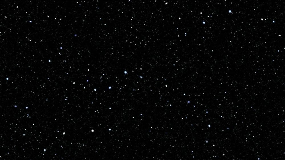 Black sky with stars