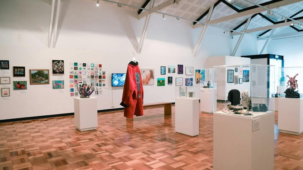Installation view of Minds Do Matter
