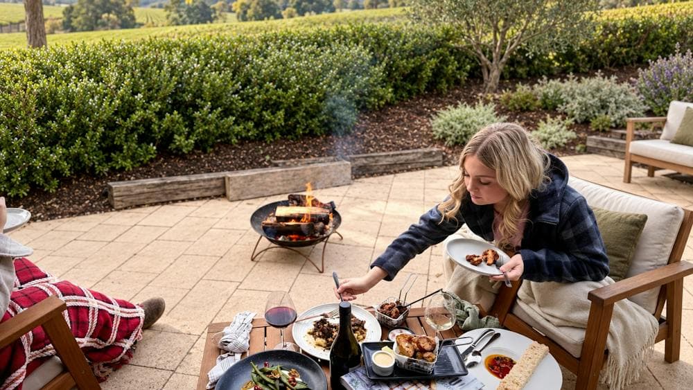 Fire & Food & Lalla Gully Vineyard