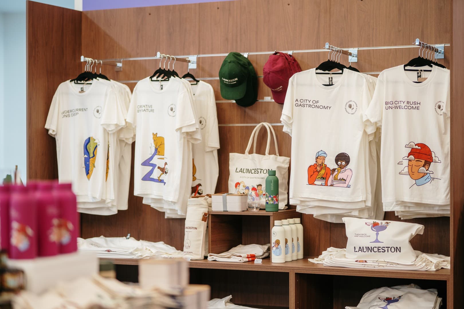 retail options at the Visitor Centre