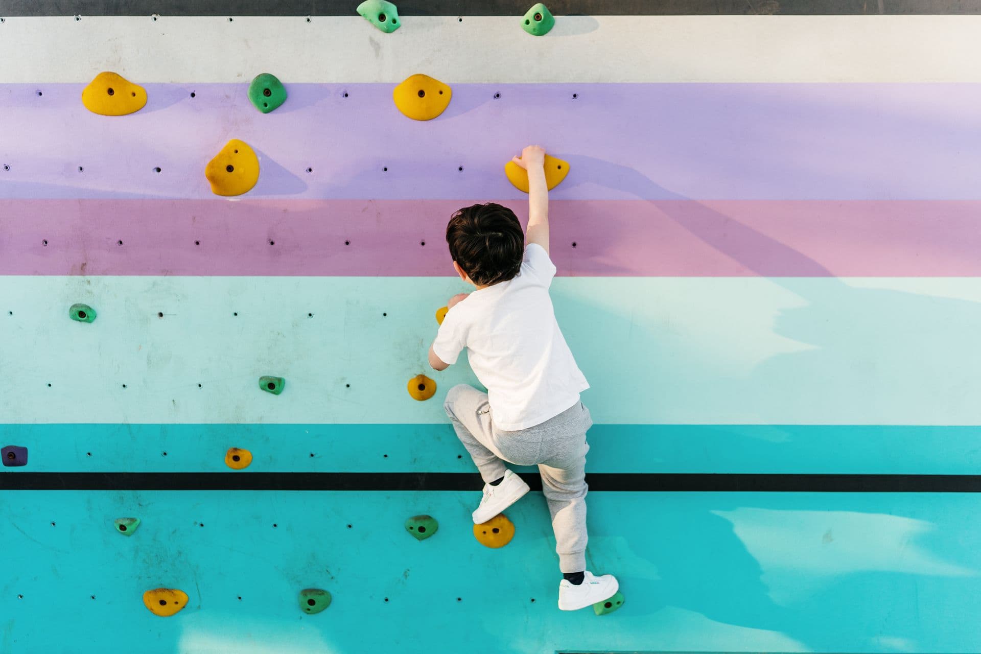 child climbing